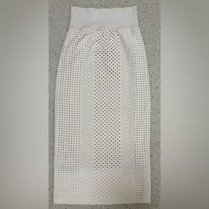 EXPRESS Unisex Soft Sexy Ivory Stunning Skirt [S]